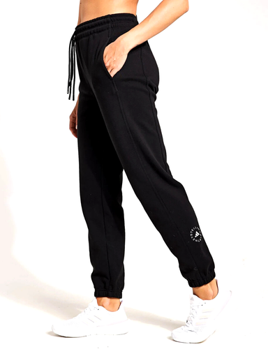adidas by Stella McCartney ASMC MULTI SPORT LOGO-PRINT Regular Sweatpants. Black - Picture 17 of 23