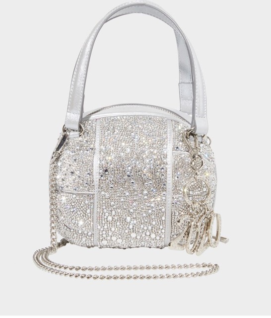 BETSEY JOHNSON LIMITED EDITION EVENING BAG 2020 SILVER BALL BAG NWT! eBay