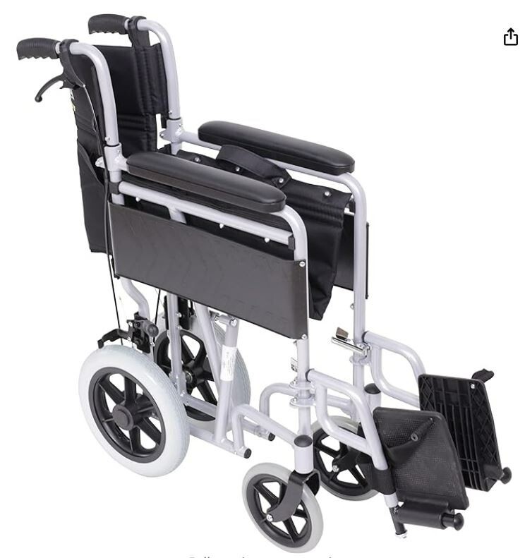 Angel Mobility Lightweight Folding Travel Wheelchair Aluminium AMW004