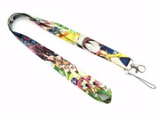 One Piece Anime Luffy Zoro Nami Sanji Keychain Id Holder Lanyard