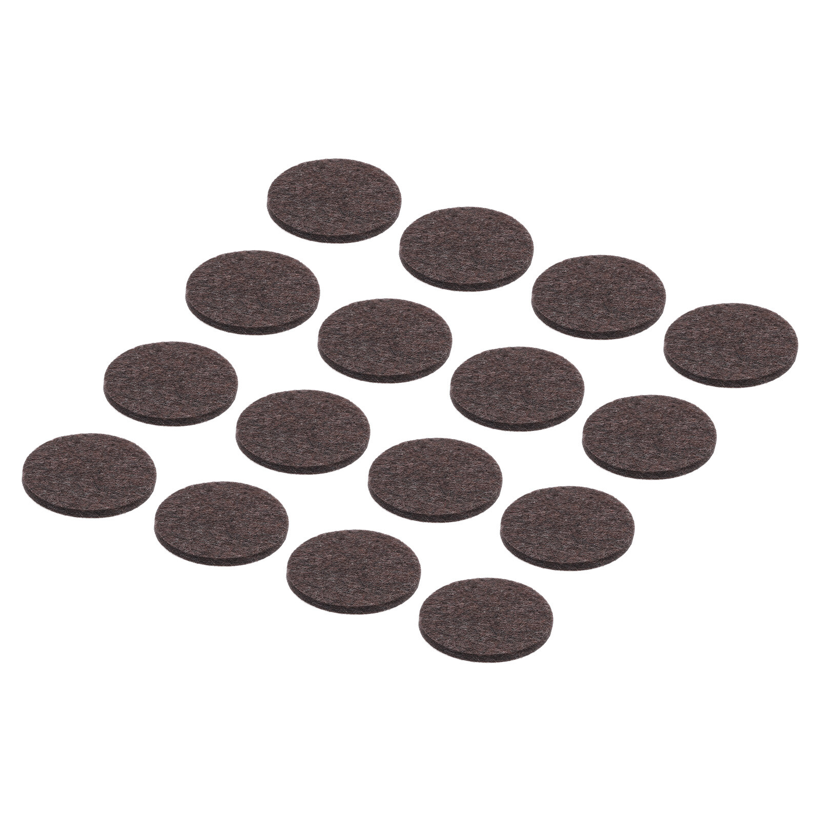 48pcs Felt Furniture Pads, 1.6 Inch Round Chair Leg Protectors, Dark Brown