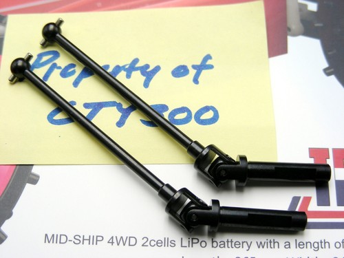 Yokomo YZ10 YZ870c Super Dog Fighter Front Rear Universal Swing Drive Shafts 2pc - Picture 3 of 4