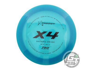 NEW Prodigy Discs 750 X4 172g Teal Black Stamp Distance Driver Golf Disc
