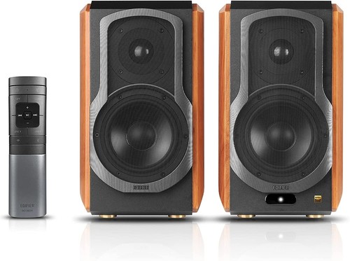 Edifier S1000W WiFi/Airplay Bluetooth Active Bookshelf Speakers Works with Alexa - Picture 2 of 4