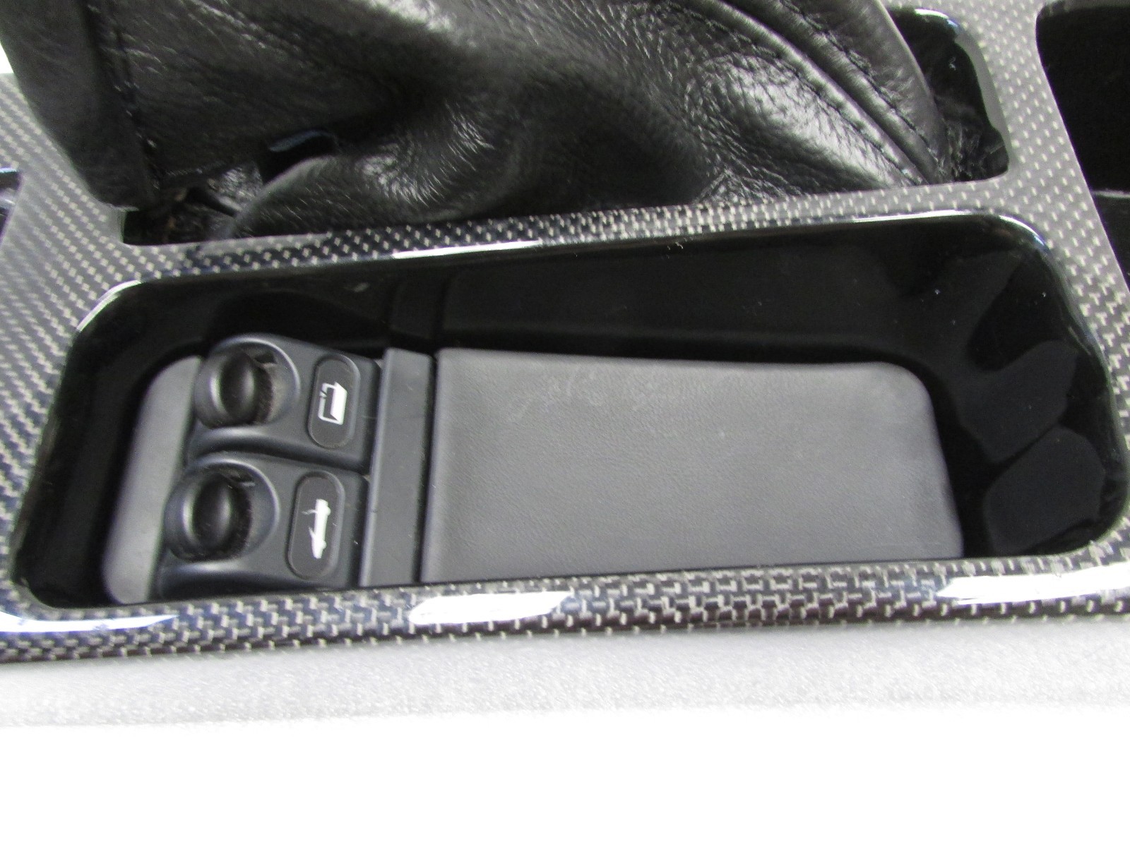 Ferrari F430, Upper Carbon Fiber Center Console, 1x1 Weave Pattern, New