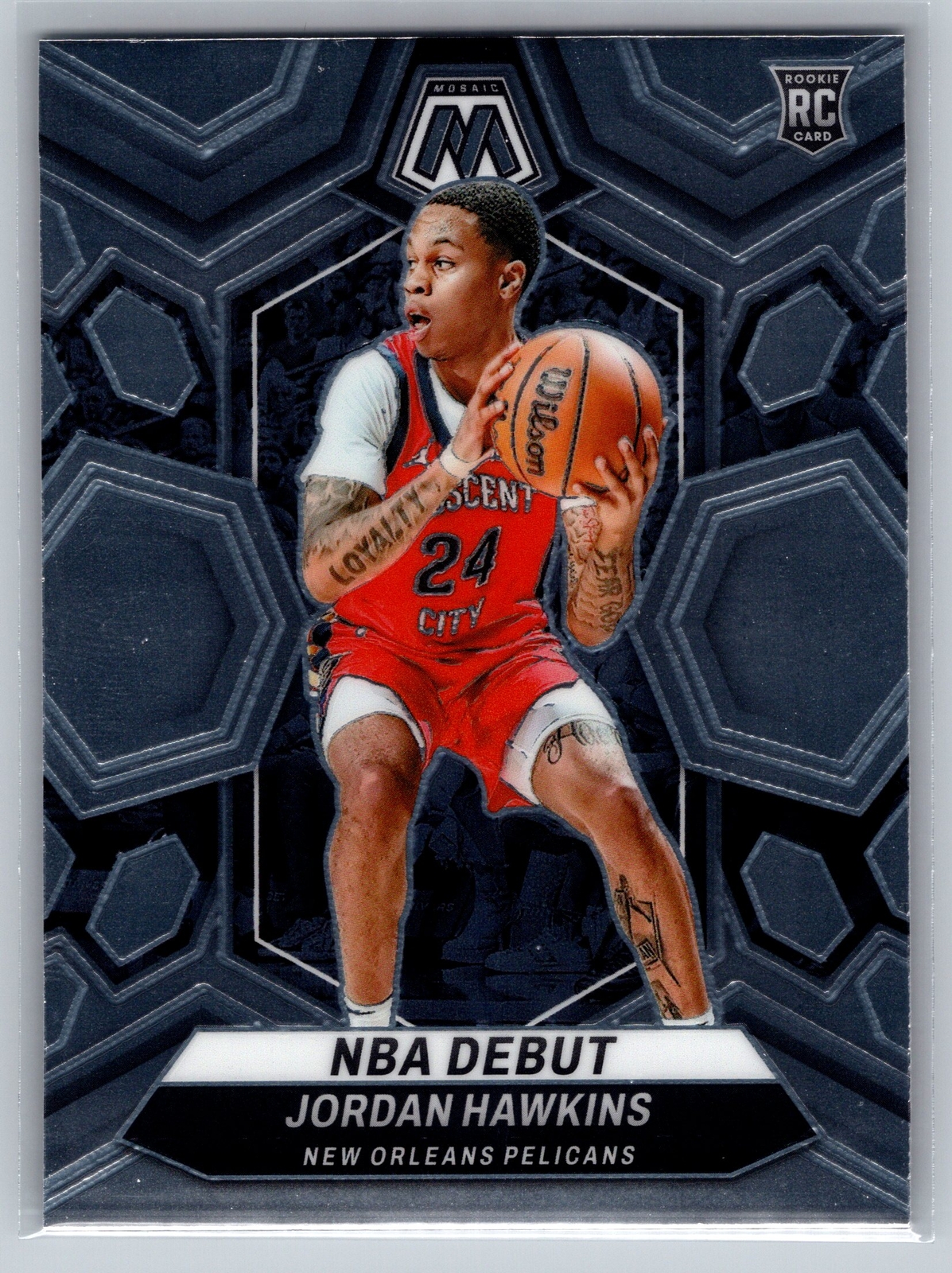2023 Mosaic Jordan Hawkins Rookie #253 New Orleans Pelicans
