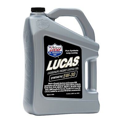 Lucas oil 5W-30 Motor Synthetic Oil 4.73ltr - Picture 1 of 5