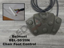Dental Chair Foot Control for Belmont BEL-50, BEL-20N chair single white plug