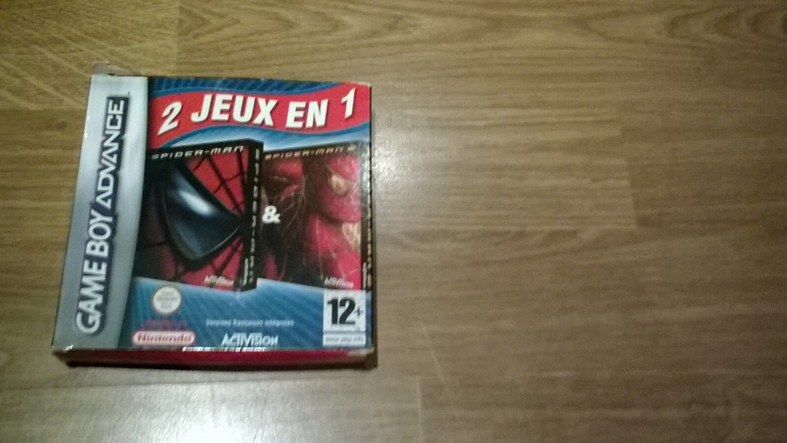 Spider man 1 et 2: 2 jeux en 1 gba game boy advance nintendo