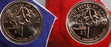 2023 P and D Sacagawea Ballerina $1 Native American TWO Coins Maria Tallchief