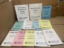 Heineke Lawn Mower Instruction Manual & Parts List LOT -- 168R 184 214 215 400