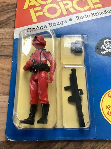 ACTION FORCE - RED SHADOW / OMBRE ROUGE / RODE SCHADUW Vintage Carded Figure MOC - Picture 6 of 18