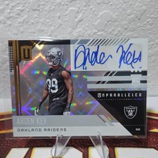 2018 Panini Unparalleled Arden Key RC Auto #233 Raiders Rookie