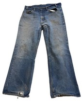Vintage Levi s 517 0217 Distressed Size Boot Cut Distressed 80s 37x29 USA