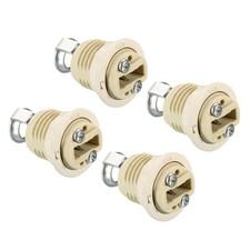 4pcs G9 Light Base Socket Ceramic Lamp Bulb Holder Connector