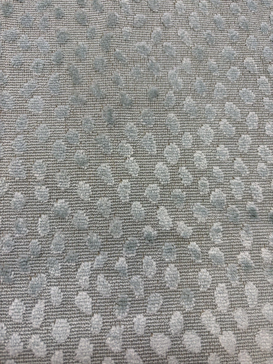 Anna French "Spot On" 15.5 in x 32 in Remnant Cut & Uncut Velvet Dots