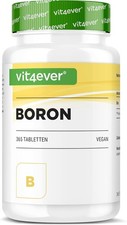 vit4ever Boron | 365 Tabl. | 3 mg Bor | Laborgeprüft | neu und versiegelt