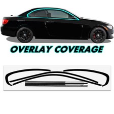 Chrome Delete Blackout Vinyl For 2007-2013 Bmw 3 Series Window Trim Accessories Chrome Delete Blackout Vinyl For 2007-2013 Bmw 3 Series Window Trim Accessories
