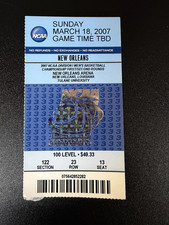 2007 NCAA division 1 mens basketball championship ticket stub