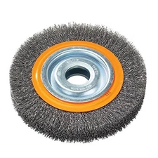 Walter 13B040 Stringer Bead Wheel Brush - 4 in. Orange Abrasive Wheel Brush