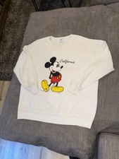 Vintage Mickey Mouse California Velva Sheen Sweatshirt Sz L Disneyland