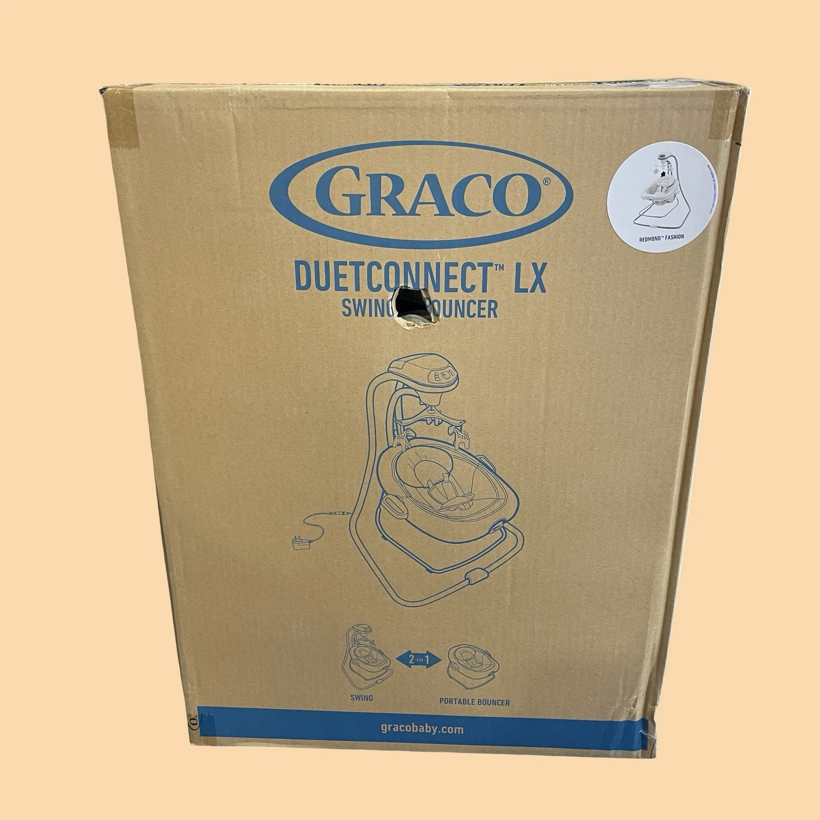 Graco DuetConnect Deluxe Baby Swing and Bouncer Multi-Direction - Britton #2473
Opens in a new windo