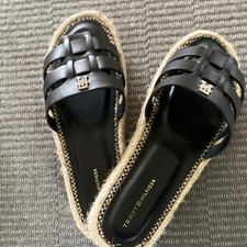Tommy Hilfiger Damen Sandalen Slides flach Sc...