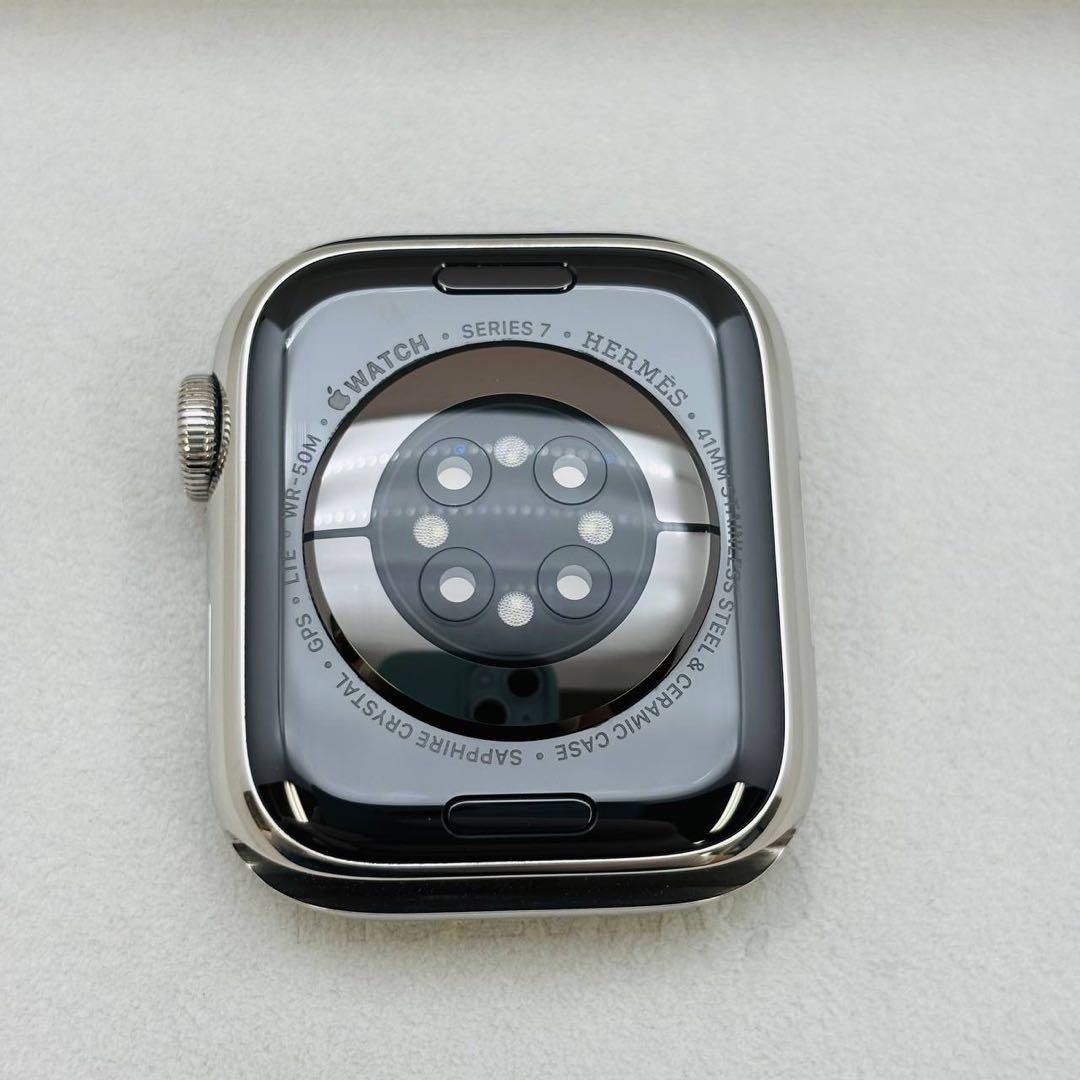 Apple Watch HERMES series7 41mm GPS+Cellular Silver