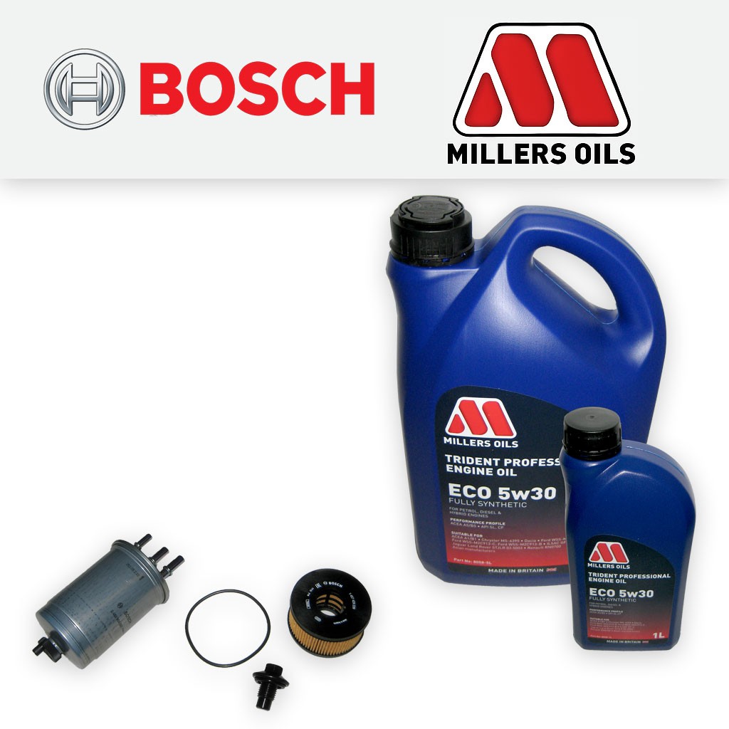 SERVICE KIT for FORD MONDEO MK3 2.2 TDCI OIL FUEL FILTER +6L FS OIL (2004-2007)