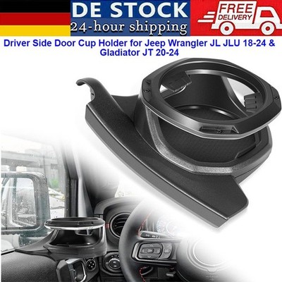 Cup Holder for Jeep 18-24 Wrangler JL JLU 4XE / Gladiator JT 2020-2024 Left Side