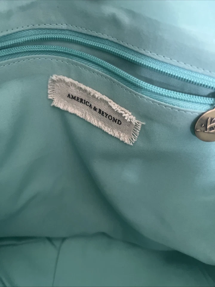 Bolso de Mano America Beyond con Cuentas Diseño Palmera Foto 3 de 4