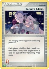 Pokemon Karte Rocket's Admin 026/034 - Pokemon Sammelkartenspiel Classic