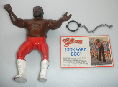 1984 The Junkyard Dog Wrestling Superstars WWF LJN Vintage 8'' Figure & File Card