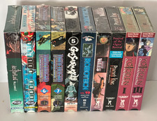 Lot of 10 Out Of Print Vhs Anime New