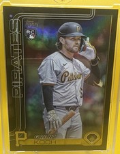🔥2025 Topps Update Black Rainbow Foil #2/10 #US28 Grant Koch RC PIT Pirates🔥
