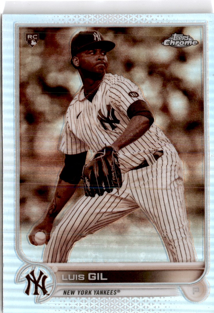 2022 Topps Chrome #202 Luis Gil Sepia Refractor