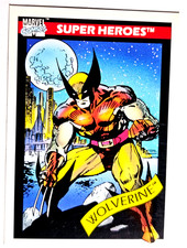 1990 Impel Marvel Universe #10 WOLVERINE  Series 1 Trading Card Mint or Better