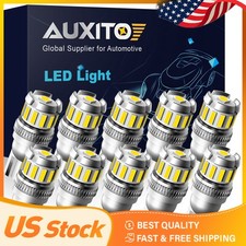 AUXITO 2825 168 LED 194 T10 License Light Bulbs 6000K Super Bright Plate White