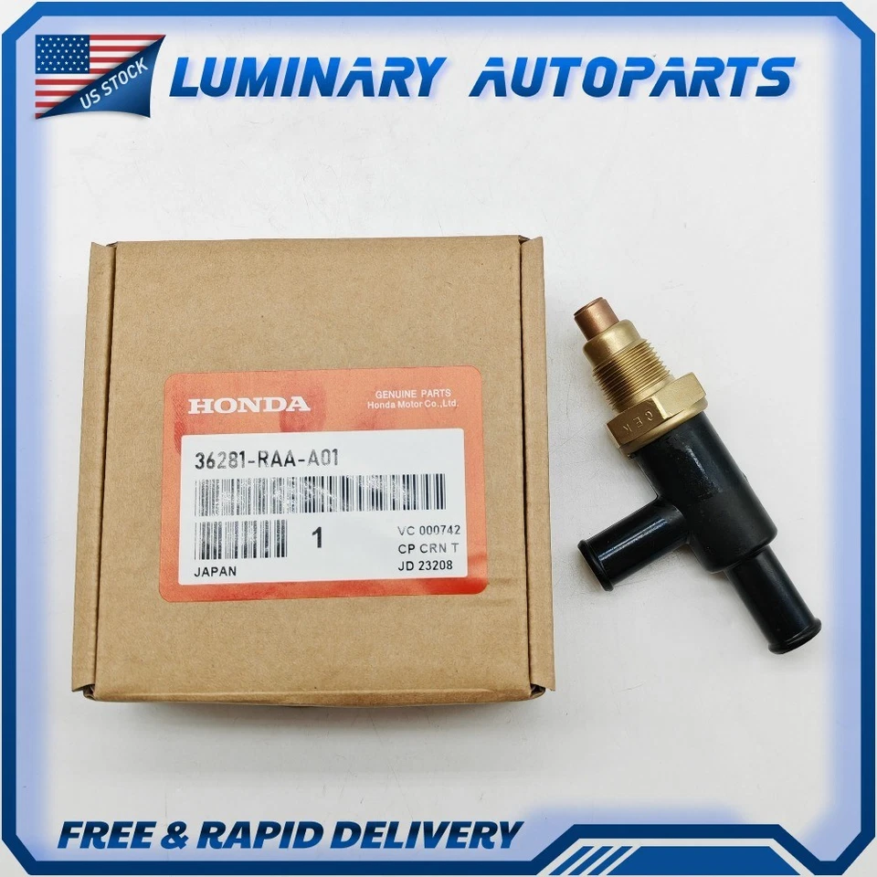 Electroválvula de control de asistencia de aire OEM 36281-RAA-A01 para 03-11 Honda Civic Acura Foto 2 de 4