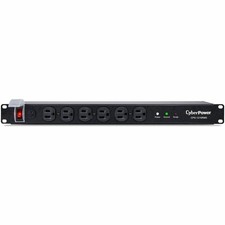 CyberPower Rackbar CPS-1215RMS 15A 12-Outlet Surge Protector, 1800 Joules