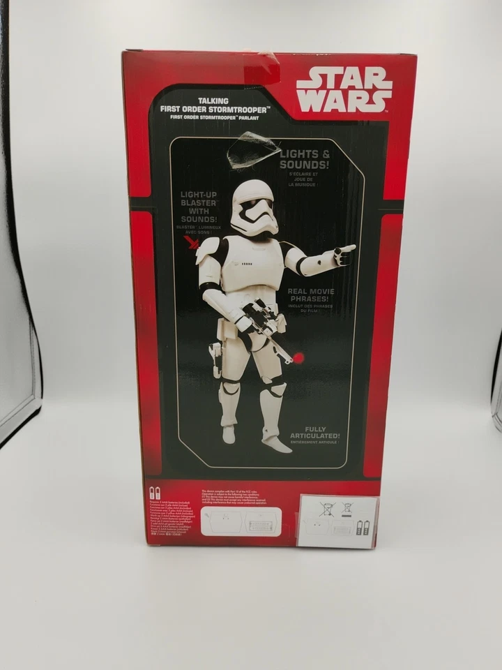 Говорящая фигурка штурмовика Disney Star Wars First Order 14 дюймов - работает - - Изображение 2 из 4