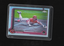 2025 Topps Chrome #174 Spencer Steer Refractors