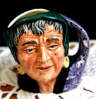 Royal Doulton Character Jug Miniature Fortune Teller 2.5" date 1958 MUST L@@K — photo 1