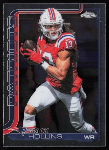 2025 Topps Chrome #206 Mack Hollins New England Patriots