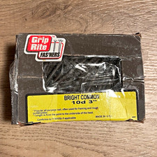 Grip-Rite Bright Standard Nails 10d 3 in Common Head Steel (50 pack)