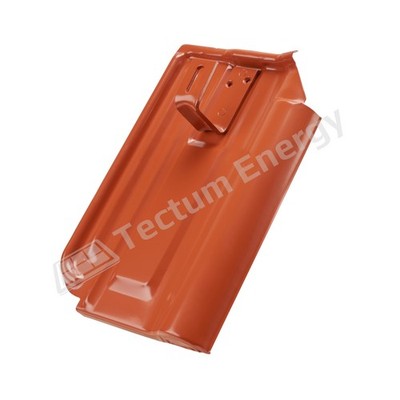 Lehmann PV Aufdachmodulhalter / Metalldachziegel für Erlus E58 / E58S Ziegelrot
