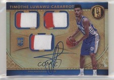 2016-17 Panini Gold Standard AU /25 Timothe Luwawu-Cabarrot #289 Auto 0s3