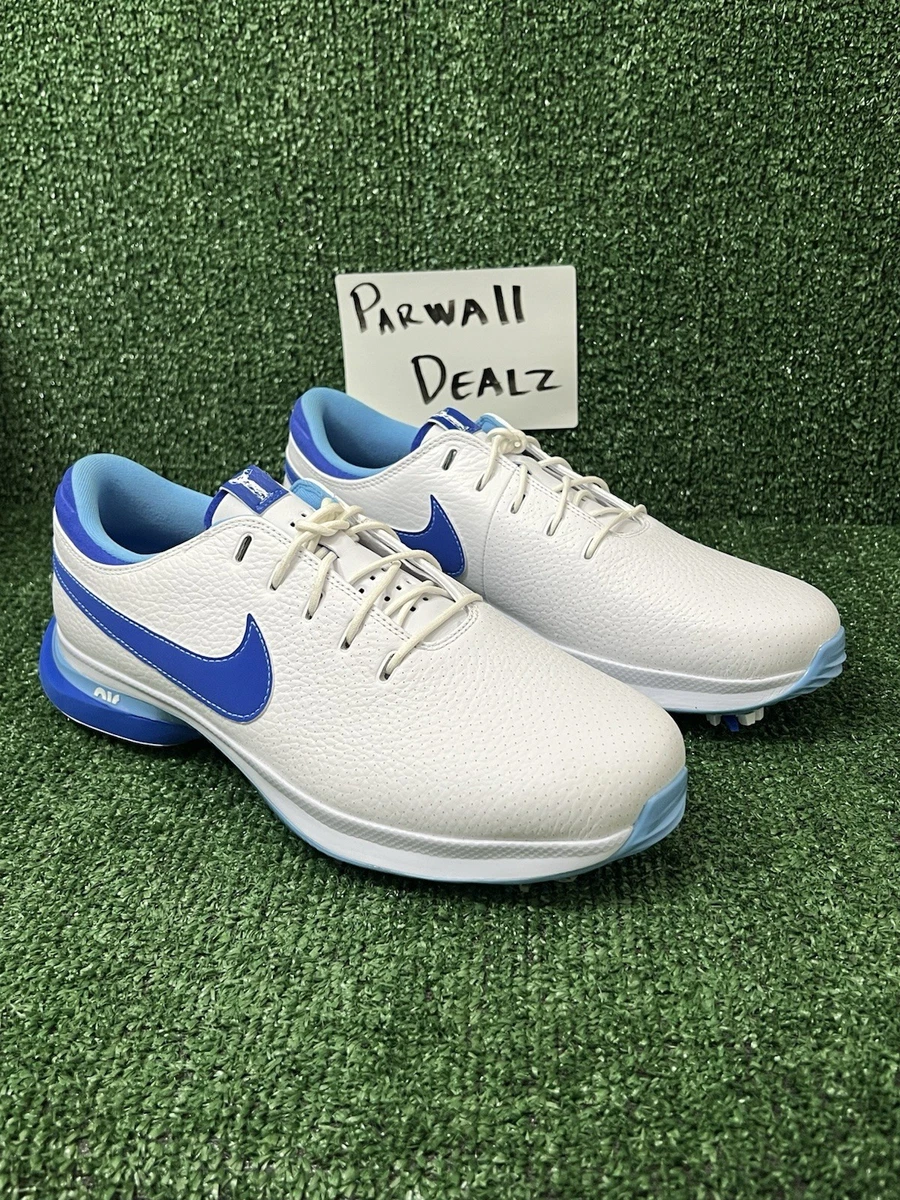 Nike Air Zoom Victory Tour 3 Golf Shoes Mens Size 9.5 White Blue DX9025-144 Nike Air Zoom Victory Tour 3 Low White - DX9025-144 for Sale  main image 2