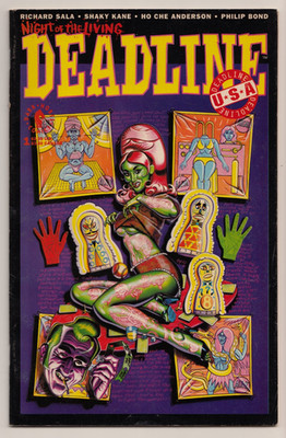 Dark Horse (NIGHT OF THE LIVING) DEADLINE U.S.A. #1 Mitch O Connell Cover 1992