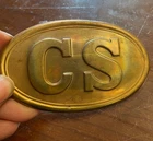 CSA CONFEDERATE CIVL WAR Repro waist buckle plate